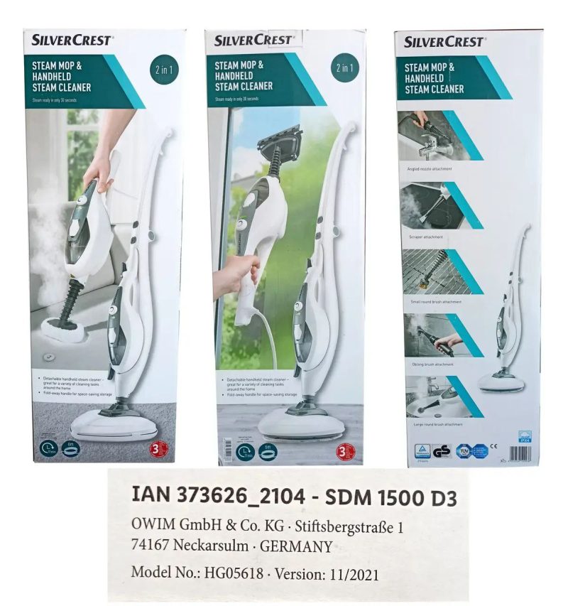 بخارشوی ایستاده Silvercrest 2-in-1 - Image 2