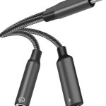 آداپتور 2 در 1 هدفون USB C
