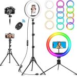 رینگ لایت ریموت دار RGB