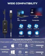 هدست Wantek USB - Image 10