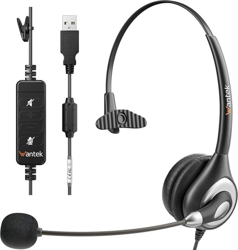 هدست Wantek USB - Image 11
