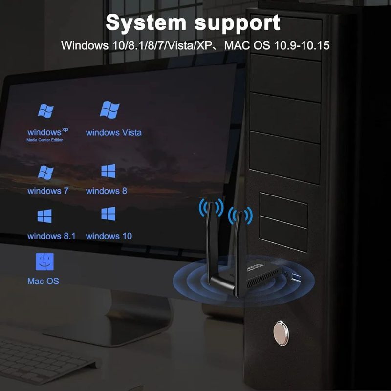  تقویت شبکه وای فای دو باند UBS3.0/5GHz - Image 6