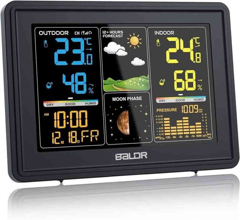 ایستگاه هواشناسی رنگی BALDR B0359 - تصویر 7