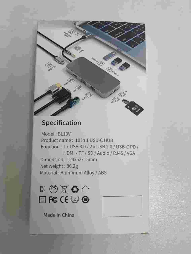 هاب USB C آداپتور 10 در 1 - Image 2
