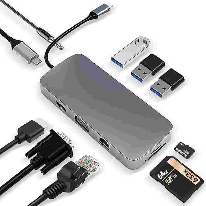 هاب USB C آداپتور 10 در 1 - Image 11