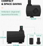 پمپ آب شناور آکواریومsubmersible pump  NP600 - Image 5