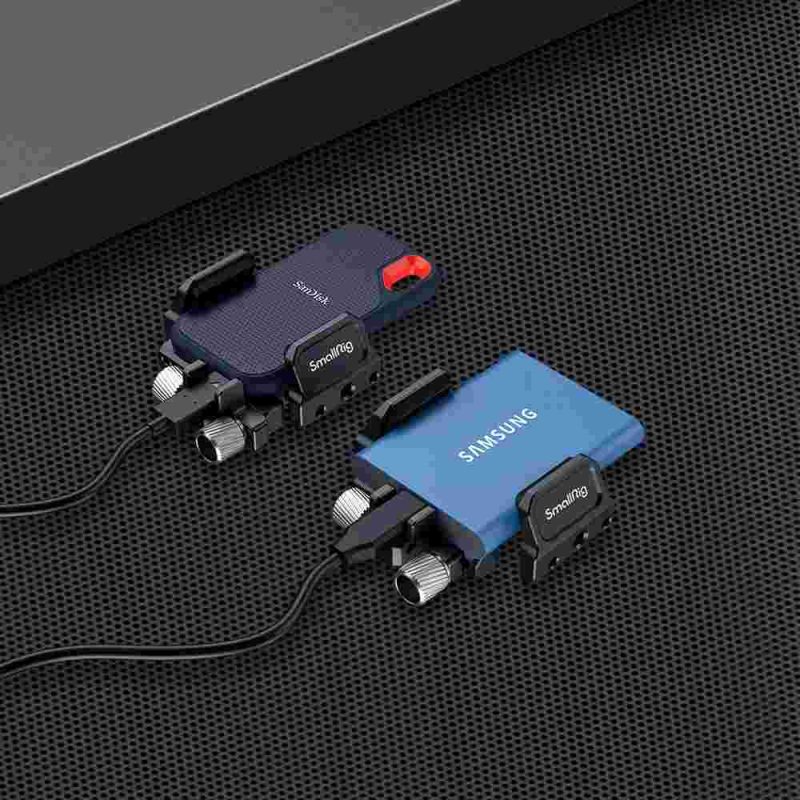 مانت هارد SSD اسمال ریگ SmallRig برای نصب هارد SSD خارجی روی کیج دوربین مدل BSH2343 - تصویر 3