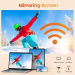 ویدئو پروژکتور قابل حمل آندروید و IOS برند HAPPRUN مدل L2 - تصویر 5