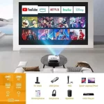 ویدئو پروژکتور قابل حمل آندروید و IOS برند HAPPRUN مدل L2 - تصویر 8