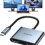 هاب KOZYC مبدل USB C به دو HDMI