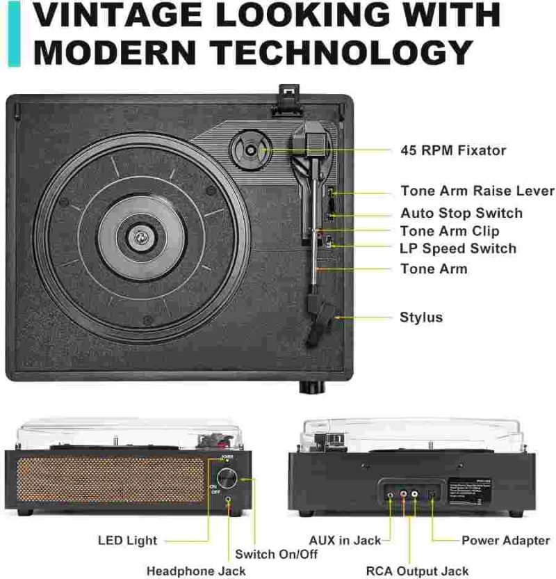 گرامافون Vinyl  R608  - Image 2