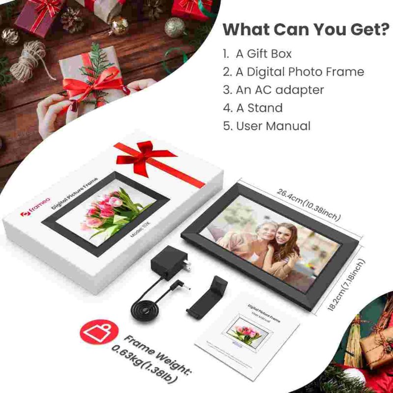 قاب عکس دیجیتال Frameo WiFi 10.1" - Image 3