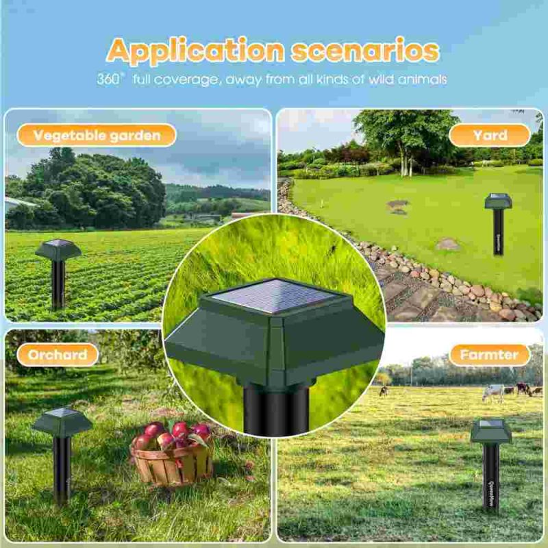 دفع کننده خورشیدی حیوانات و حشرات موزی Bubbacare پک 4 عددی - Image 3