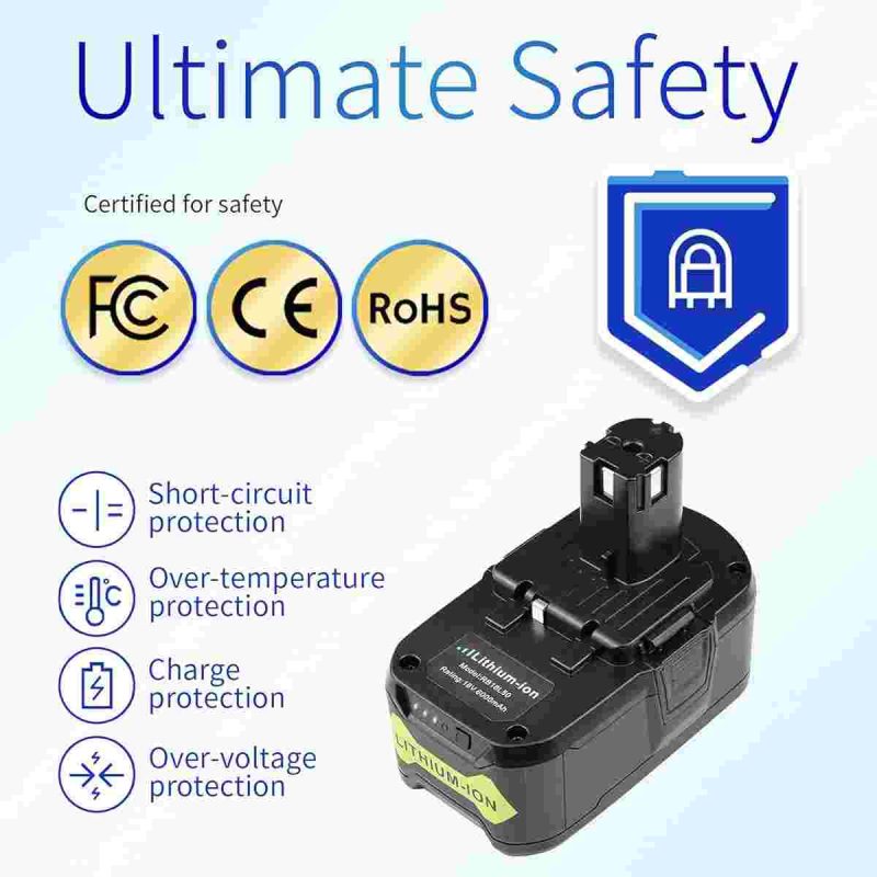 باتری لیتیومی قابل شارژ 18V و 5000mAh - Image 3