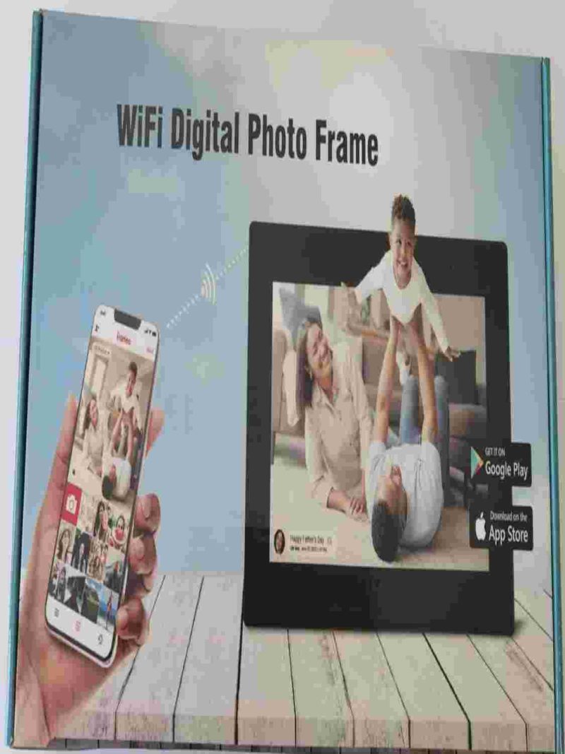 قاب عکس دیجیتال 10.1 اینچی MRQ، WiFi، Frameo - تصویر 3