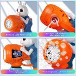 ماشین حباب ساز کودکان Bubble Guns همراه با محلول حباب دمنده اتوماتیک با 2 دسته بازی  - Image 3