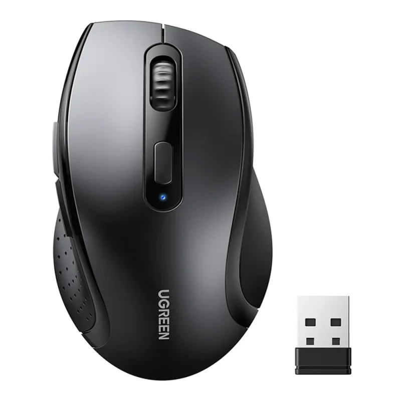 ماوس بی سیم UGREEN M511 طراحی ارگونومیک 2.4G، 4000 DPI، 5 DPI قابل تنظیم، 5 دکمه - Image 2