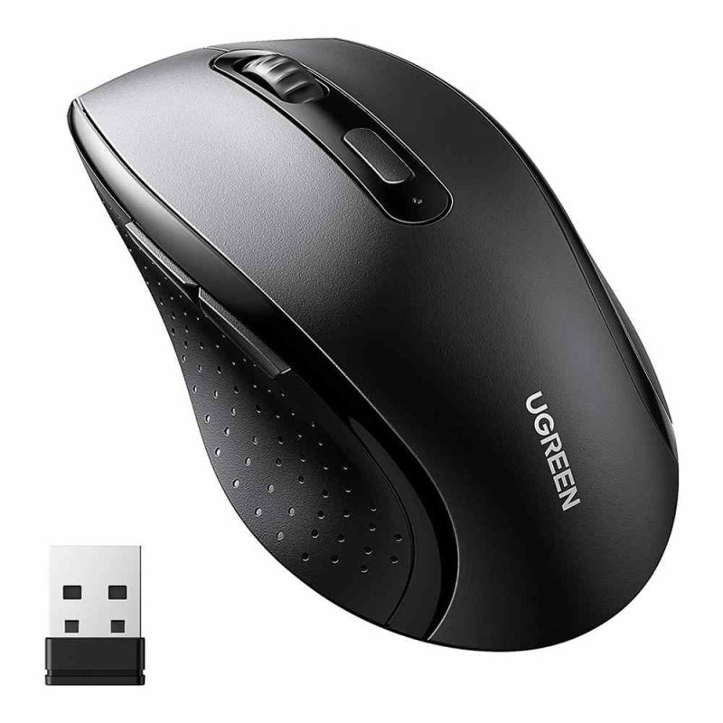ماوس بی سیم UGREEN M511 طراحی ارگونومیک 2.4G، 4000 DPI، 5 DPI قابل تنظیم، 5 دکمه - Image 4