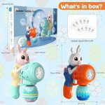 ماشین حباب ساز کودکان Bubble Guns همراه با محلول حباب دمنده اتوماتیک با 2 دسته بازی  - Image 4