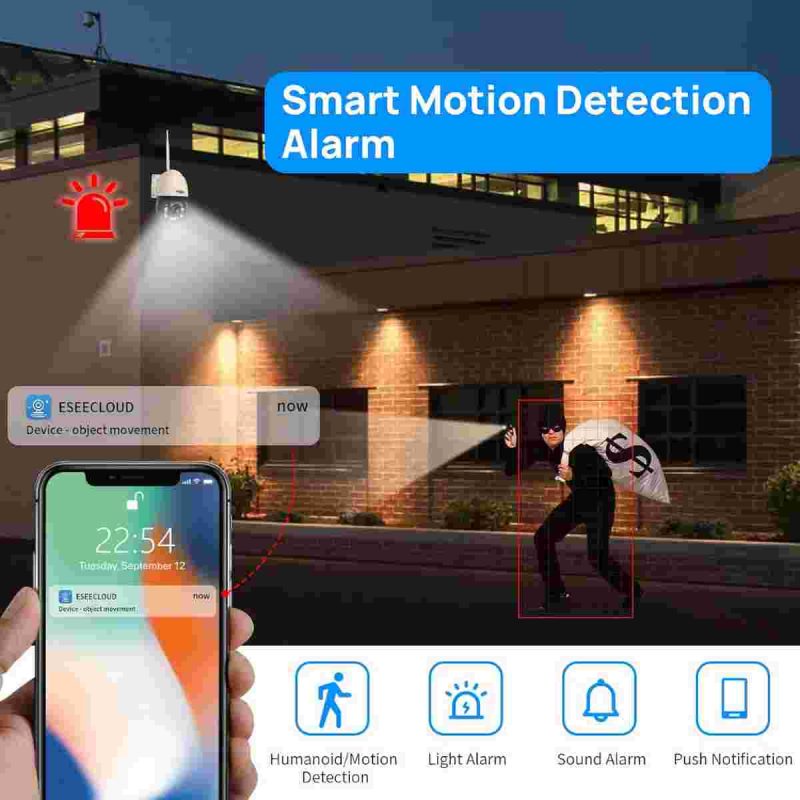 دوربین امنیتی مینی اسپید دام Hiseeu - تصویر 5