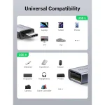 تبدیل USB-C 3.1 Male OTG به USB 3.0 A Female یوگرین مدل US270 - تصویر 3