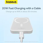 پاوربانک بیسوس مدل Magnetic Mini 2022  baseus PPCXM06 ظرفیت 6000 میلی آمپر ساعت - Image 2