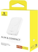 پاوربانک بیسوس مدل Magnetic Mini 2022  baseus PPCXM06 ظرفیت 6000 میلی آمپر ساعت - Image 4