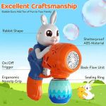 ماشین حباب ساز کودکان Bubble Guns همراه با محلول حباب دمنده اتوماتیک با 2 دسته بازی  - Image 7