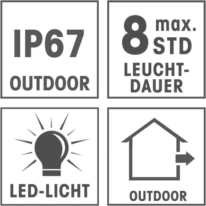 لامپ خورشیدی  easy maxx led IP 67  [ توپ خورشیدی ] - Image 12