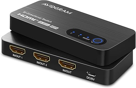 6137EeAHnxL._AC_SX466_ اسپلیتر 4 پورت HDMI 8k AVIDGRAM - Image 1