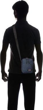 کیف کمری  مردانه و زنانه شانه جین سیاه اورجینال Eastpak - تصویر 6