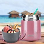 ظرف غذای 0.5 لیتری maxso SH860-5A\7A برای نگهداری غذاهای داغ همراه با قاشق - Image 9