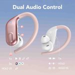 ایرپاد A7 , ایرپاد حلقه گوش  نمایشگر روی جعبه ی ایرپاد Deep Bass، IPX7 ضد آب , رنگ رز صورتی - Image 3