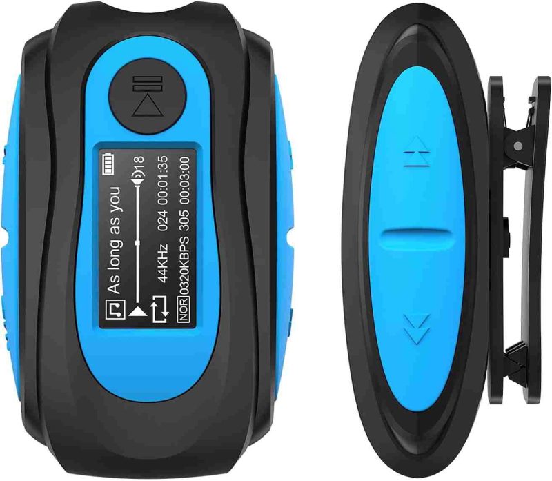 پخش کننده MP3 ضد آب با صفحه نمایش  AGPTEK S07E همراه با پاور بانک 3000mAh - Image 2