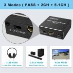 اسپلیتر مبدل صوتی SDKDZKG  تبدیل 2k به 4k - Image 2