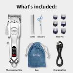 ماشین اصلاح حیوانات مدل  kitsky 8004 همراه با 6 شانه ماشین اصلاح و قیچی و شانه مخصوص - Image 8