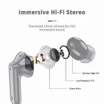 ایرپاد xinwld مدل A97 بلوتوث 5.3 در گوش با باس عمیق استریو HiFi - Image 10
