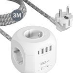چتد راهی برق 4 طرفه LENCENT 1 Type-C و  3 USB-A