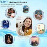 ساعت هوشمند مدل T70 Kuizil  اینچی1.91  HD برای مردان زنان ضد آب IP68 - Image 4