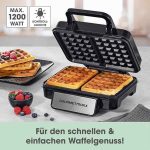  وافل ساز  GOURMETmaxx 12087 _v1  دو عددی  وافل بلژیکی - Image 4