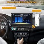 مانیتور ماشین Podofo Single Din Carplay با دوربین پشتیبان بلوتوث AHD، صفحه نمایش لمسی 7 اینچی MP5 Player - Image 4