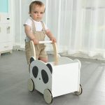 واکر چوبی کودک و سبد اسباب بازی  مدل labebe - Image 8