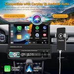 مانیتور ماشین Podofo Single Din Carplay با دوربین پشتیبان بلوتوث AHD، صفحه نمایش لمسی 7 اینچی MP5 Player - Image 9