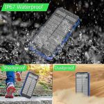 پاور بانک 36000mah  IP 66 خورشیدی - تصویر 3