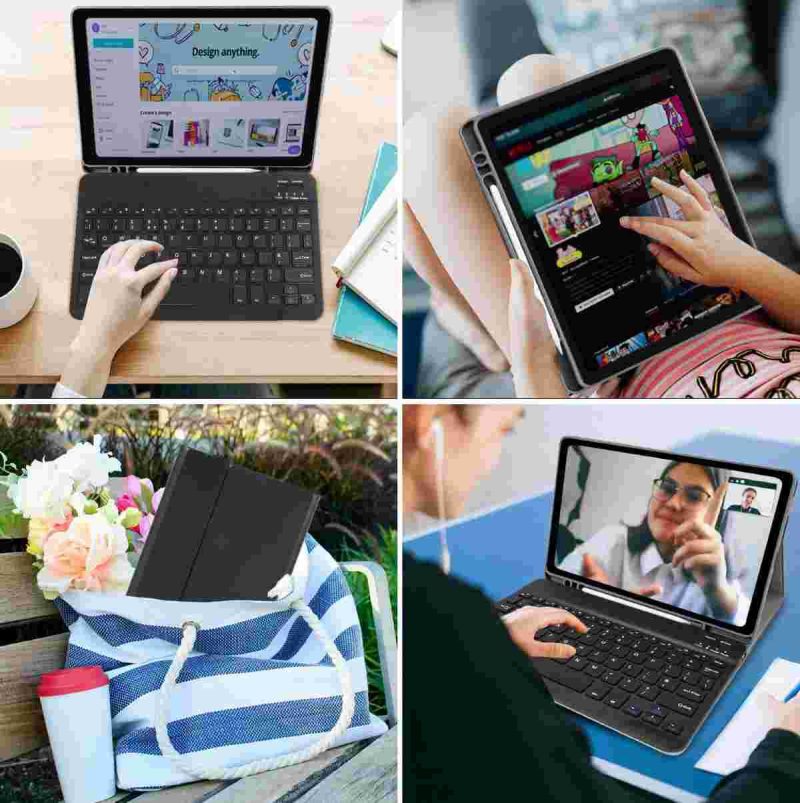 کیف کیبورد تبلت سامسونگ Samsung Tab S6 اینچ 10.4  Lite - Image 9