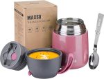 ظرف غذای 0.5 لیتری maxso SH860-5A\7A برای نگهداری غذاهای داغ همراه با قاشق - Image 2