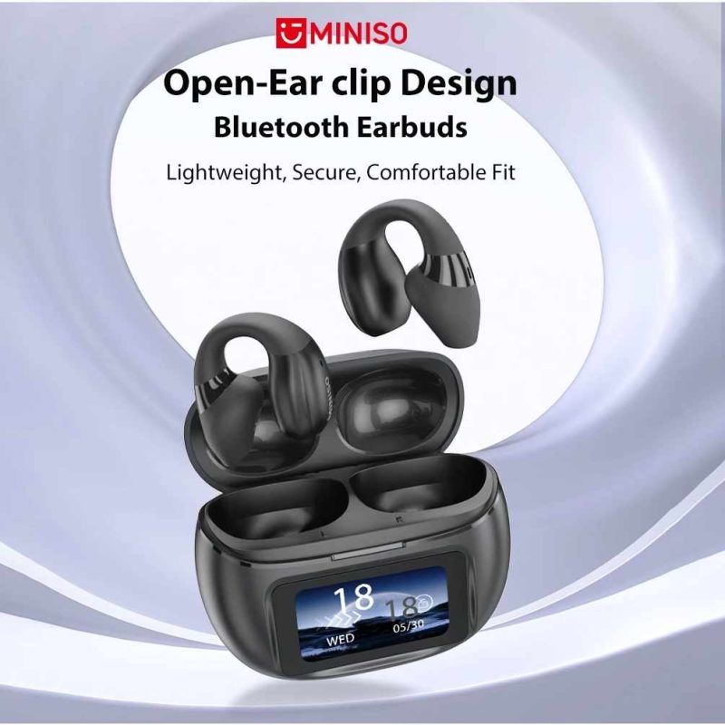 ایرپاد Miniso X29 OWS 5.4 با صفحه نمایش LED کنترل لمسی TWS  با میکروفون , Deep Bass - Image 3