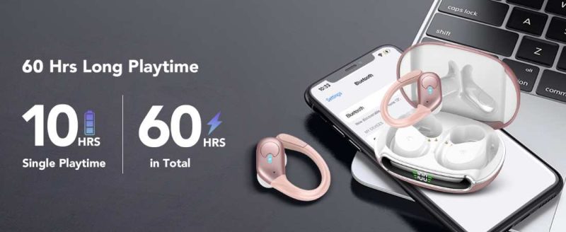 ایرپاد BX30 , ایرپاد حلقه گوش  نمایشگر شارژ  ایرپاد در بغل ان - Image 7