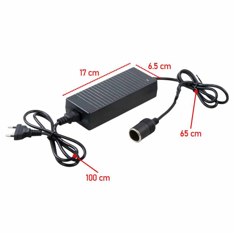 آداپتور 220 به 12 ولت 10 آمپر فندکی AC\AD adapter JCY_12100 - تصویر 2