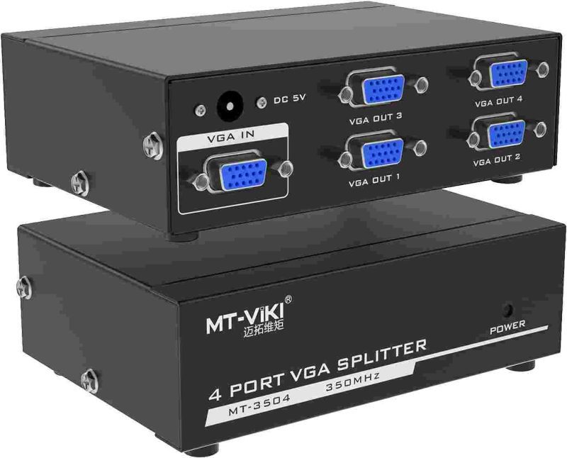 اسپلیتر سوییچ VGA مانیتور ۴ به یک MT-VIKI 350 مگاهرتز - Image 2